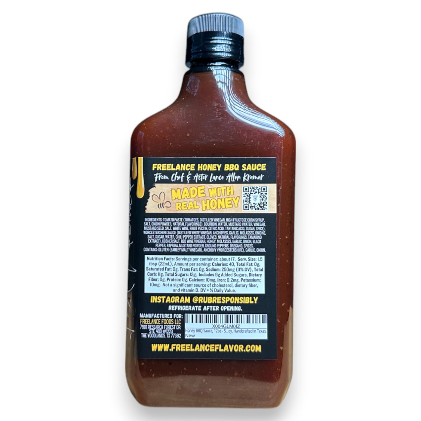 Freelance Honey BBQ Sauce